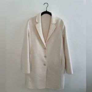 Banana Republic cream colored peacoat